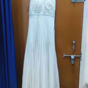 Ethnic Gown - Off White