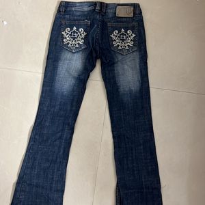 Bell Bottom Diesel Brand  Dark Blue Jeans