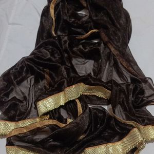 Dark brown Dupatta