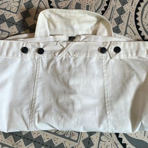 Beautiful White  jacket With Stains (washable)