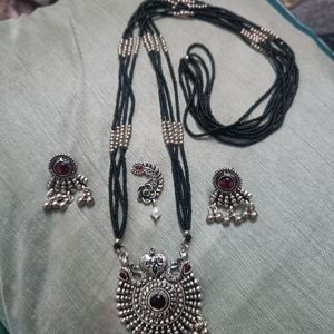 Mangalsutra,Nath, Earrings , Combo Set