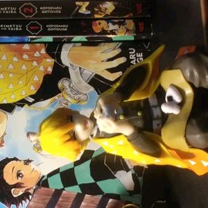 Zenitsu Demkn Slayer anime Action Figure Onitore