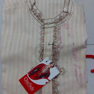 One Piece Kurta,new N Fresh, But Light Staind