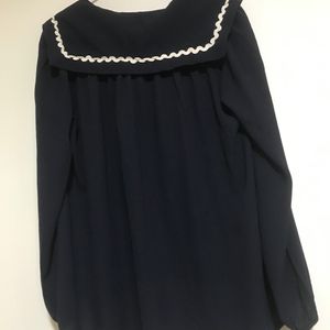 Beautiful Navy Blue Georgette’s Top