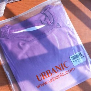 URBANIC BRAND NEW PURPLE  Ombre Sheer Crop Top