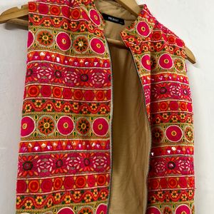 Multicoloured Ethnic Short Jacket