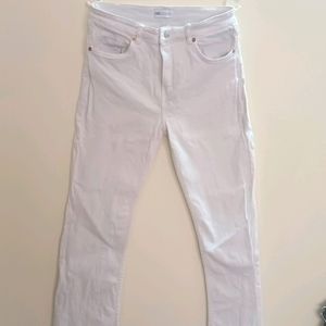 Zara White Denim