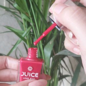 Juice Long Stay Nailpaint: Shade No. 11 Laquer Red