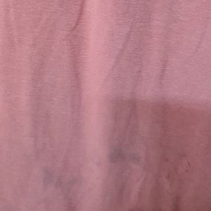 Peach Colour Full Sleeves T Shirt