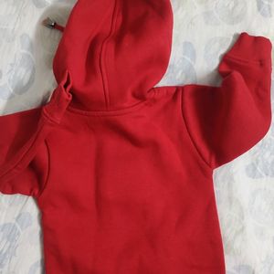 Red Hoody Sweatshirt