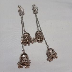 Black Metal Earring