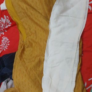 Kurta Set With Schiffli Dupatta