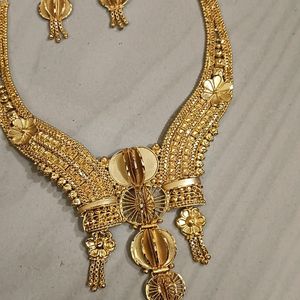 Beautiful Golden Jewellery Set 😍😍