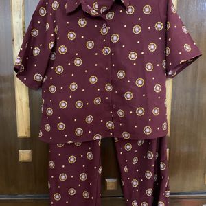 Shirt Pant Co-ords Set