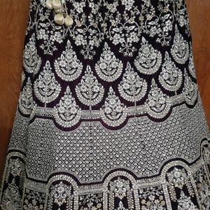 Party Wear Heavy Embroidered Lehga