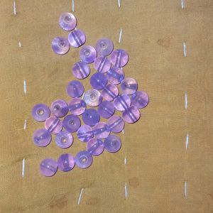 Purple Transparent Beads