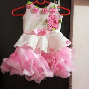 Baby Girl Knee Length Party Frock