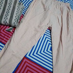 Simple Straight Kurta Pant Set