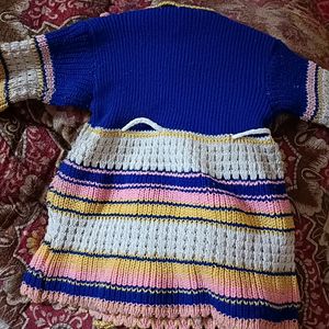 Woolen Co-ord Set For Baby Girl