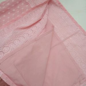 Pink Chikankari Kurta