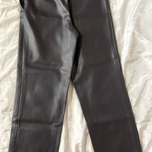 Zara Premium High waist  Leather Pants 💜