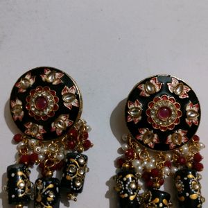 Meena Work Beautiful Ear Rings