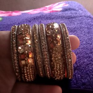 Bangles With Diamond Work