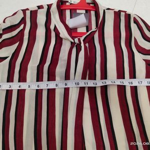 Women Stripes Shirt - 40 Bust