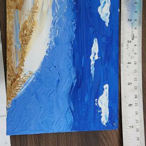 Handmade Texture Beach Art Piece