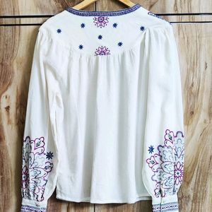 Embroidery Work Cotton Top Size-42