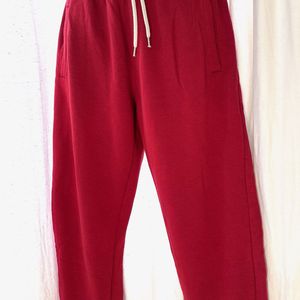 2 Combo Track Pants Red And Bluish Grey