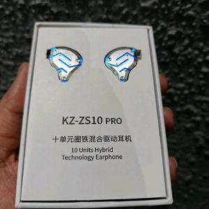 😱Earphone With 10 Speakers IEM Kz ZS10 Pro