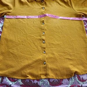 Women Casual Shirts- Mustard