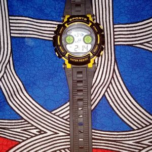 Minigrui . Yellow,Black Color Watch For Kids