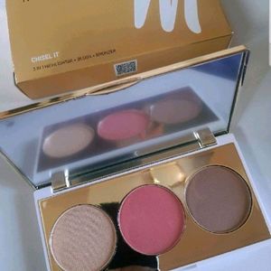 Myglamm Chisel It 3in 1 Highlighter+Blush+Bronzer