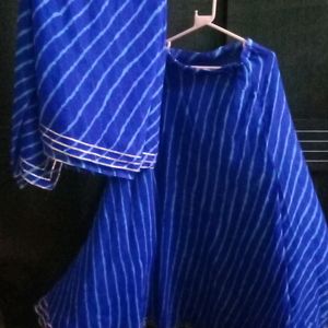 Morpankh Short Kurta Skirt And Duppata