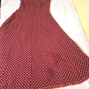 Printed Anarkali