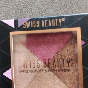 Swiss Beauty Sealed Pack Blush & Highlighter