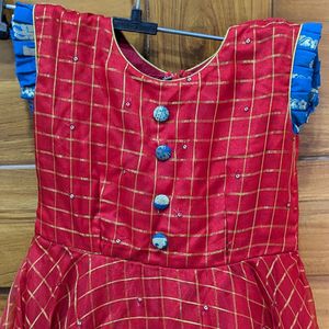 Girls Traditional  Frock For 7-8 And 9-10 Years