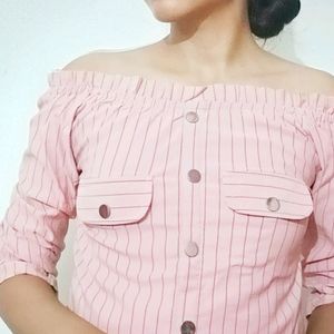 Light Pink Cute Top❤️