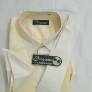 Men Formal Shirt, With Accessories And Free Gift.