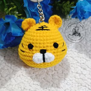 Amigurumi Tiger Keychain