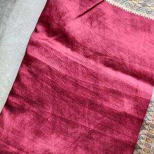 Maroon Art Silk Saree