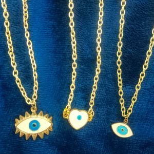 Chains With Evil Eye Lockets.