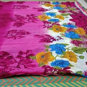 New Flower Print saree