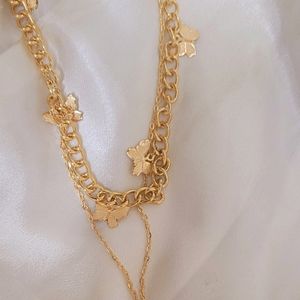 Butterfly Double Stack Layer Chain