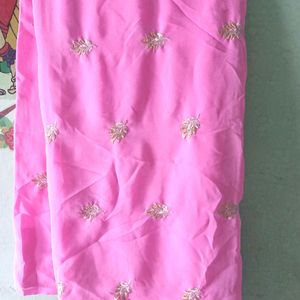 New Baby Pink Saree