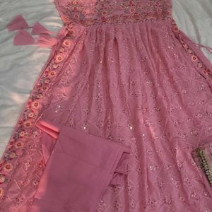 Beautiful Nayra Look Dress Wid Seq And Thread Wo