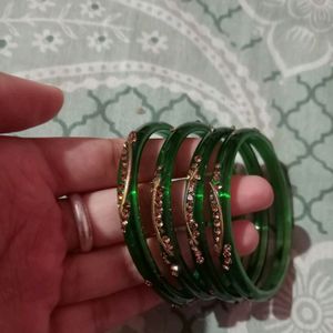 Green Breakable Bangle E