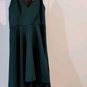 Floor Length Green Gown Come  With Heavy Quality